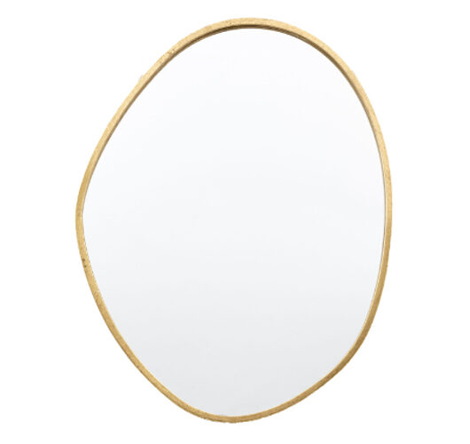 Chattel Large Wall Mirror In Gold Frame