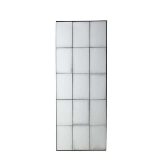 Gallery Interiors Boxley Antique Window Pane Mirror / Large