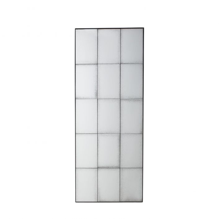 Gallery Interiors Boxley Antique Window Pane Mirror / Medium