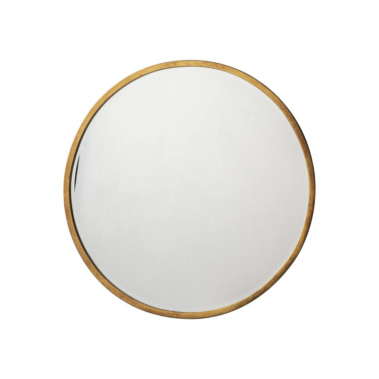 Gallery Interiors Higgins Mirror / Antique Gold / Large, Round