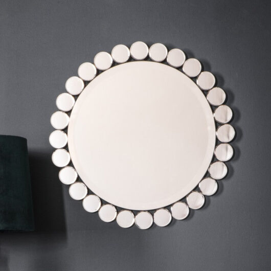 Gallery Interiors Linz Mirror / Silver / Small