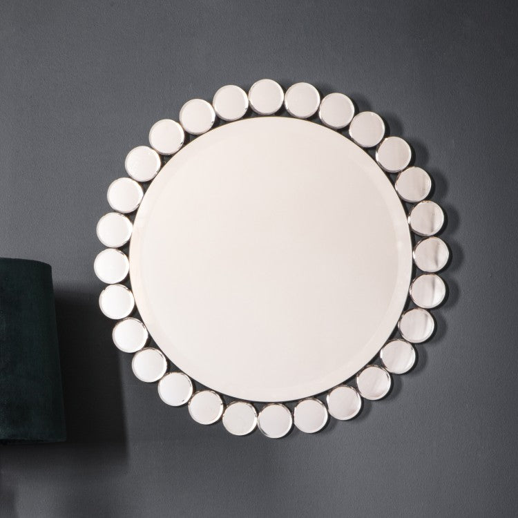 Gallery Interiors Linz Mirror / Silver / Small