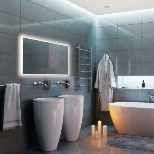 HIB - Globe 120 led Illuminated Mirror - 1200mm Wide - 78700000 - Clear