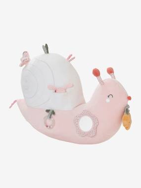 Large Snail Soft Toy, Pink World multi