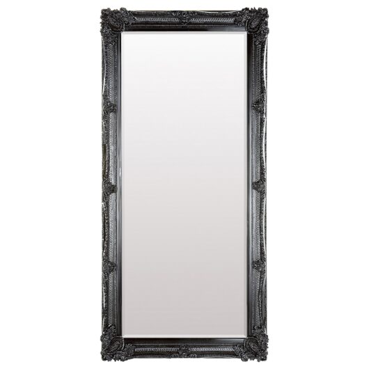 Luxe Tapi Florence Antique Leaner Mirror in Black79.5x165cm