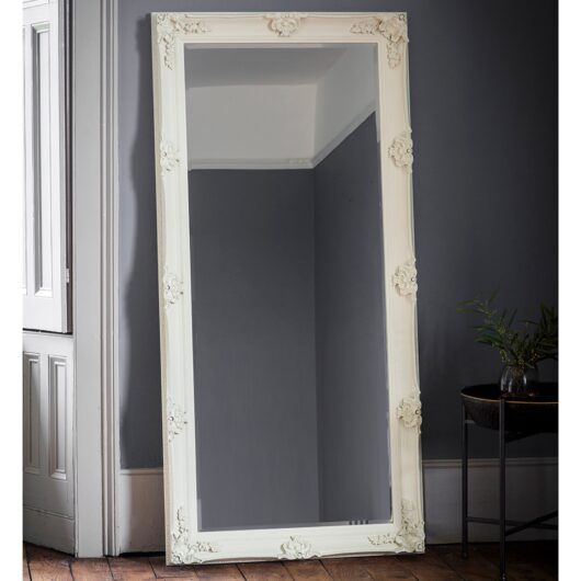 Luxe Tapi Florence Antique Leaner Mirror in Cream79.5x165cm