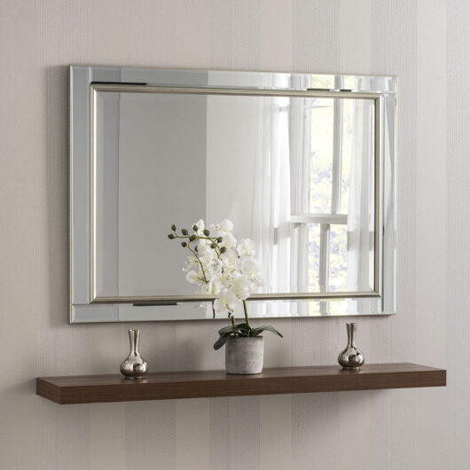 Olivia's Yao Venetian Wall Mirror in Silver / Large