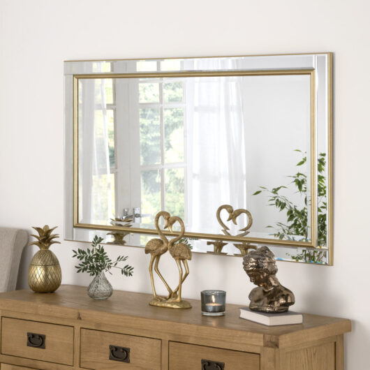 Olivia's Yao Wall Mirror in Gold / Medium