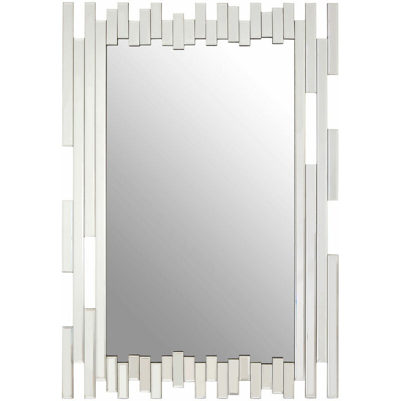 Wall Mirror Bathroom / Bedroom / Hallway Wall Mounted Mirrors With Asymmetrical Design / Glass Mirrors For Living Room 3 x 110 x 77 - Premier