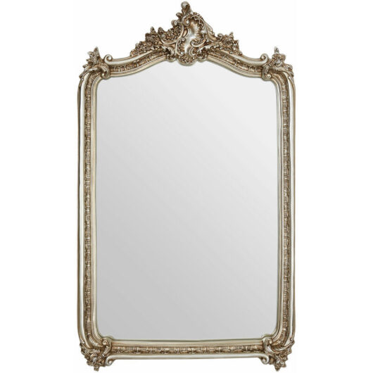 Wall Mirror Exquisite Ornate Design Gold Color Grand Wall Mirrors For Hallways Bedroom and Livingroom W89 x D13 x H150cm. - Premier Housewares