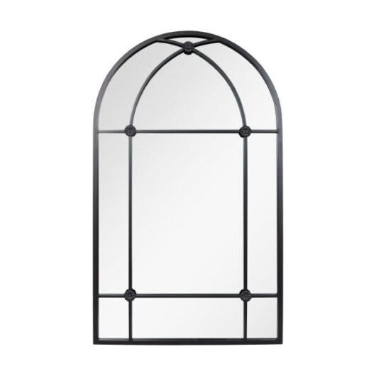 La Hacienda Mirror - Arundel Black Arched Mirror | TJ Hughes