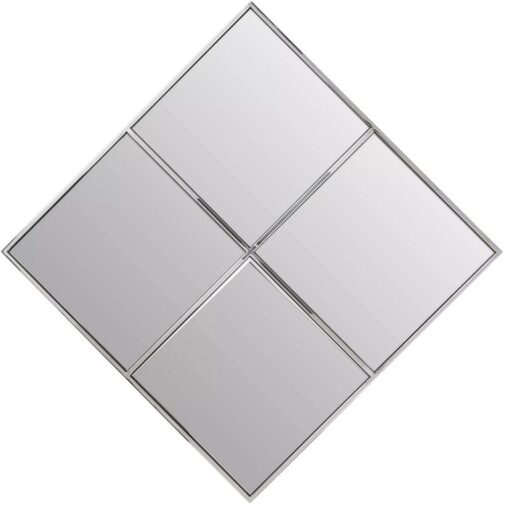 Reva Diamond Frame Wall Mirror - Premier Housewares
