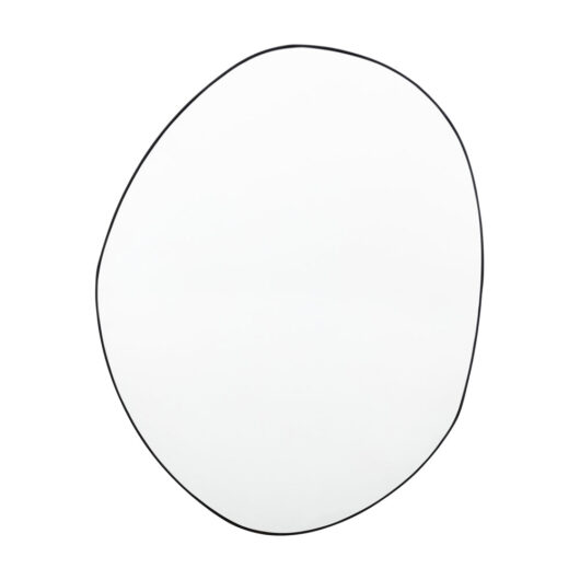 Gallery Interiors Hercules Wall Mirror in Black / Large