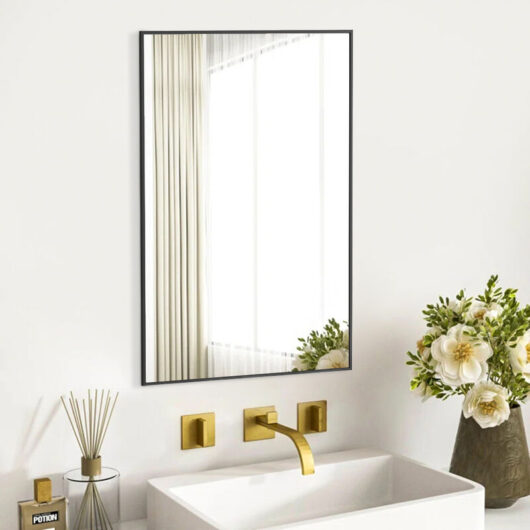 Wall Mirror for Bathroom Modern Rectangle Mirror - Livingandhome