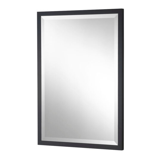 Olivia's Amara Rectangular Mirror in Black / 60 x 24