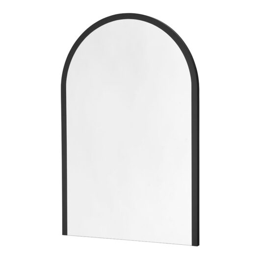 Olivia's Ember Arch Mirror in Black / 185 x 85