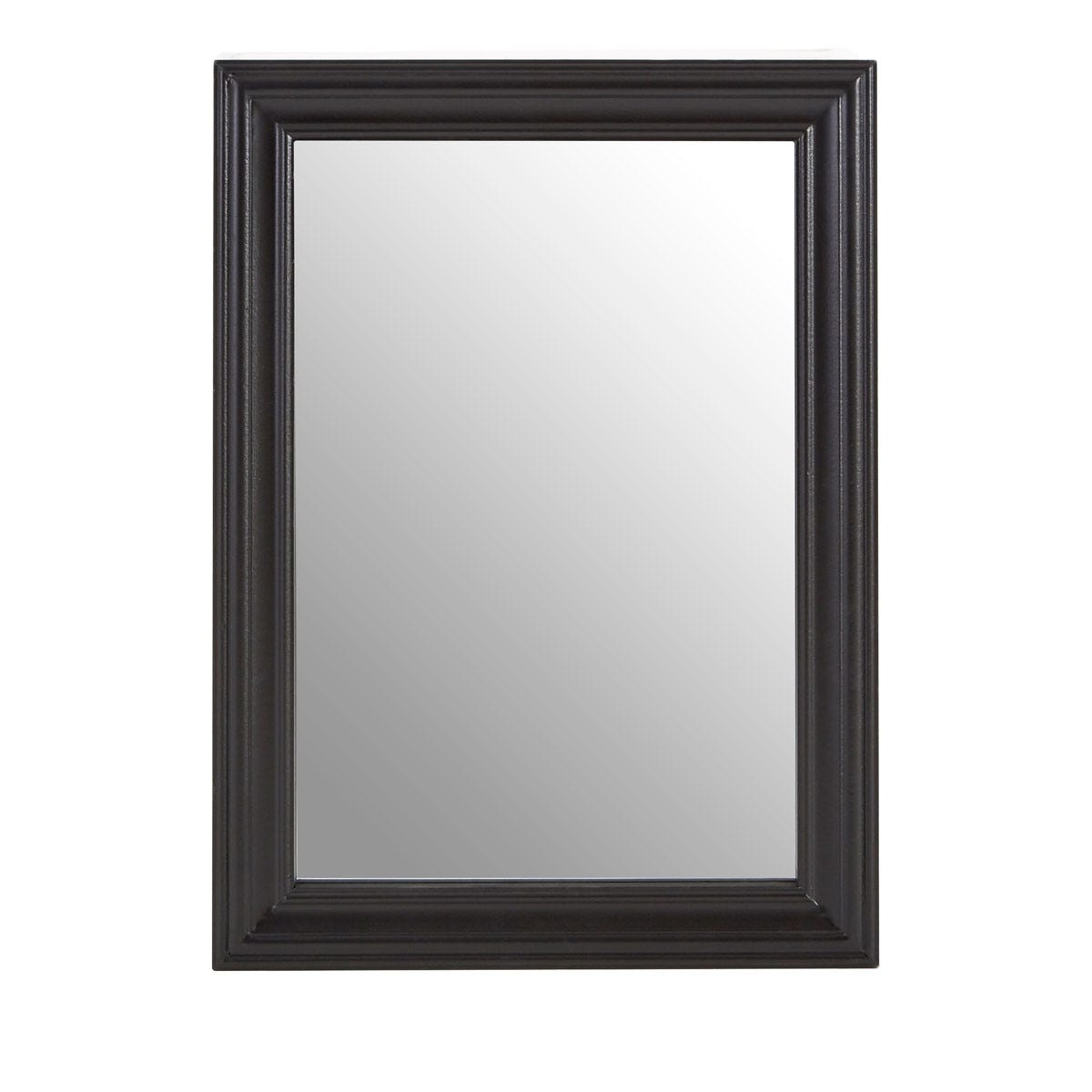 Premier Housewares Henley Mirror - Black, black