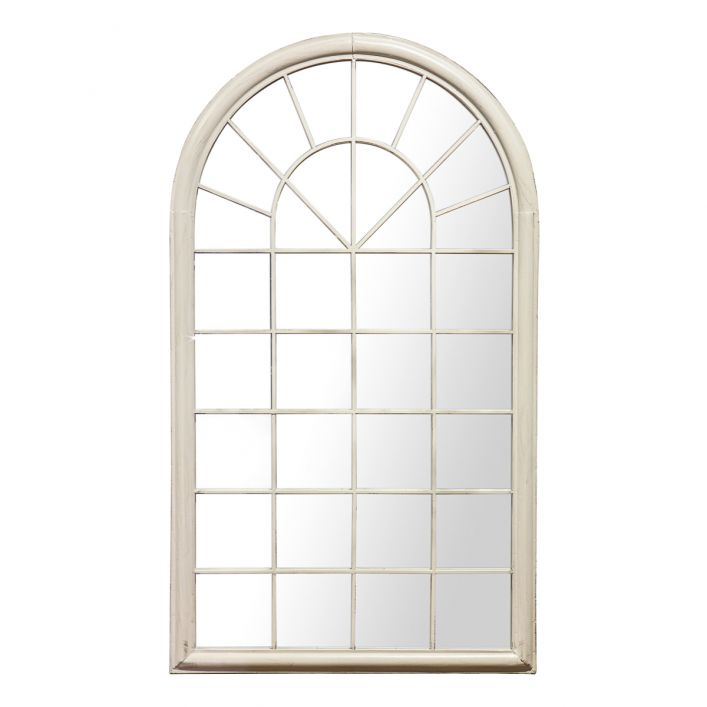 Gallery Interiors Orlanda Outdoor Mirror / Ember