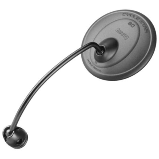 Busch and Muller Cycle Star 80mm Long Curved Stem Mirror