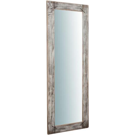 Decorative rectangular mirror Wall mirror Hanging mirror Wooden frame 180x65x2.6 Large long mirror Entrance and bathroom mirror