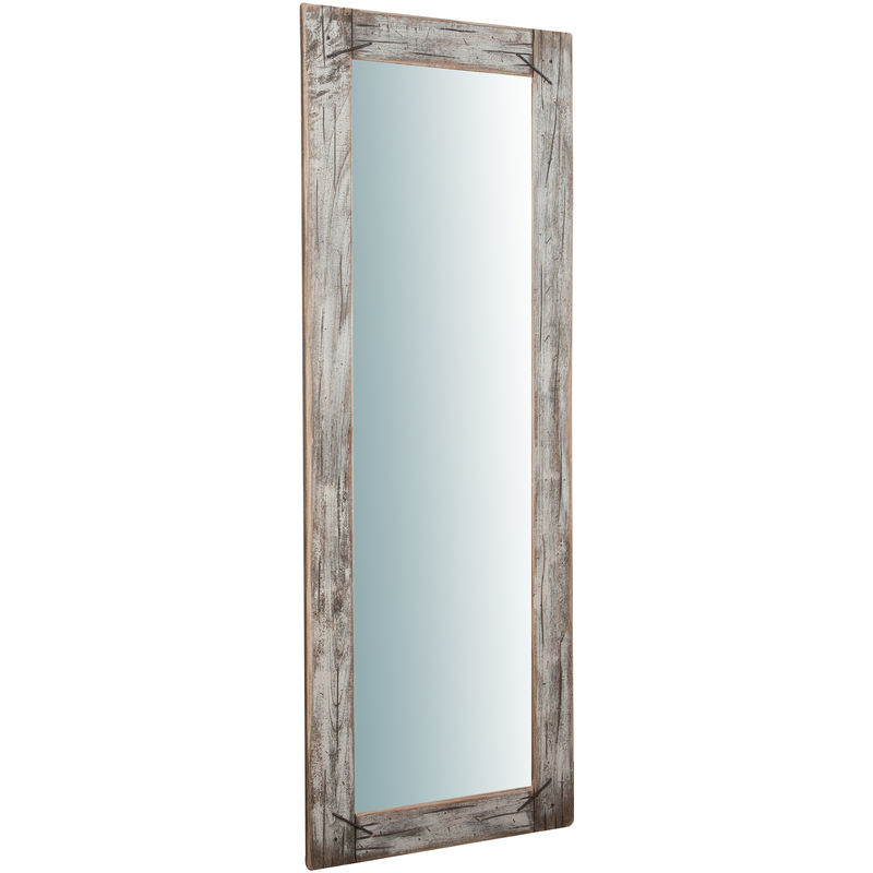 Decorative rectangular mirror Wall mirror Hanging mirror Wooden frame 180x65x2.6 Large long mirror Entrance and bathroom mirror