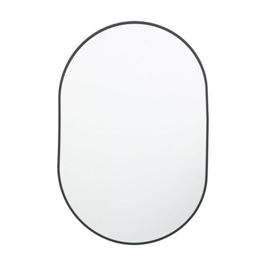 Gallery Interiors Yarlett Wall Mirror in Black / Small
