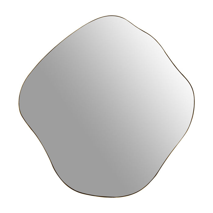 Libra Interiors Organic Wall Mirror Aged Champagne / Small