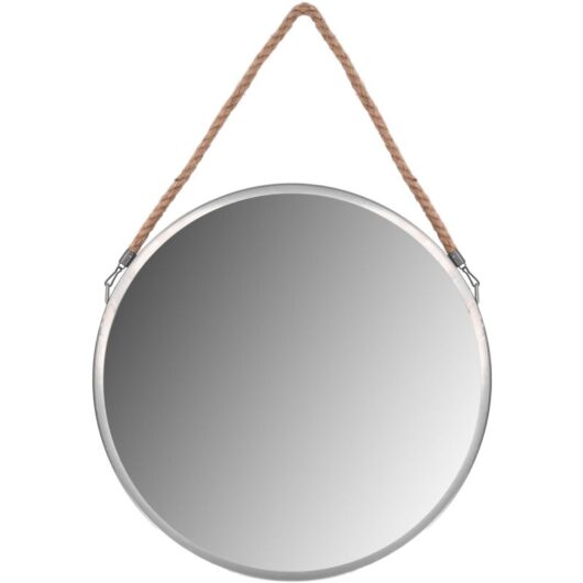 Mirror with Strap REA KLMH-0410S-1 40cm Silver - silver