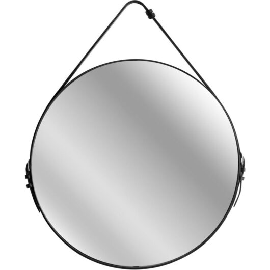 Mirror with Strap REA TPJ-60B 60cm Black - black