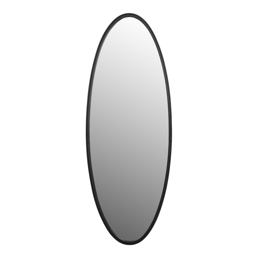Olivia's Nordic Living Collection - Mo Oval Mirror in Black / Large