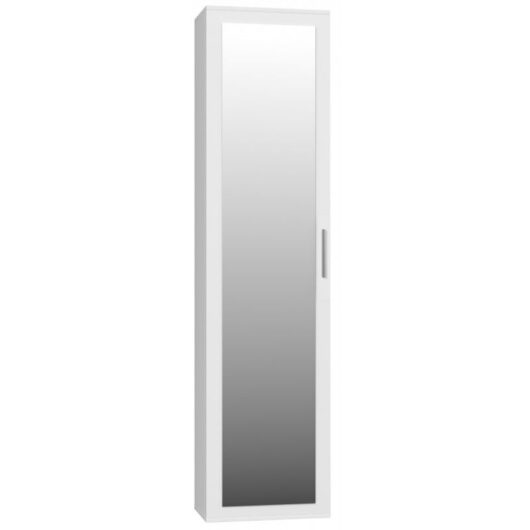 Atara Hall Storage cabinet with large mirror 180x50x35 cm Two shelves + clothes hanger inside Hall furniture