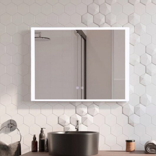 Frameless Anti-Fog Dimmable led Wall Mirror