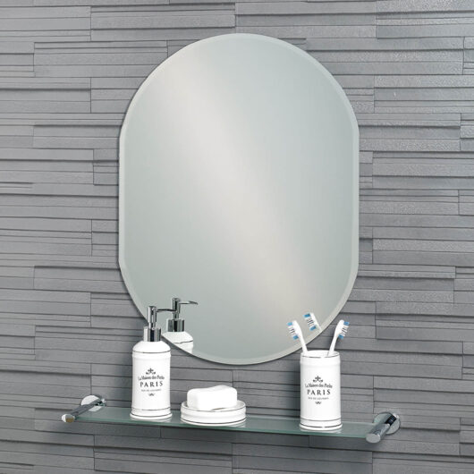 Lincoln Small Oval Bathroom Mirror