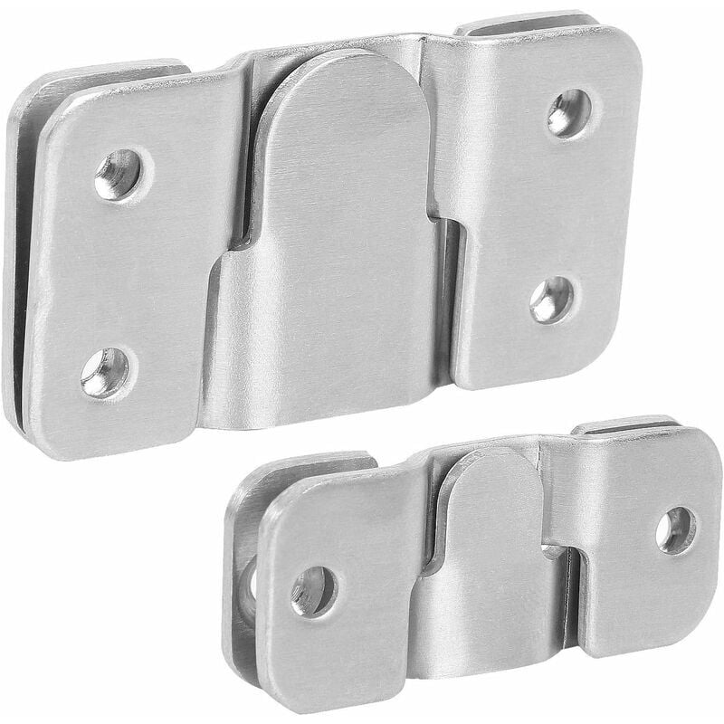 20 Pairs Stainless Steel Picture Frame Hooks, Wall Mounted Furniture Bracket, Wall Mirror Bracket, Embedded Concealed Mounting Bracket, - Shining