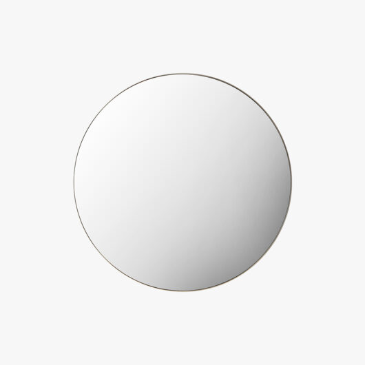 Jonet Round Mirror in Champagne