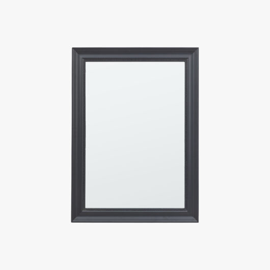 Lucida Rectangle Mirror in Lead, Large