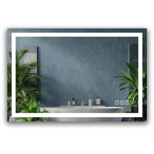 Mirror led 90x60cm pro sqr bluetooth