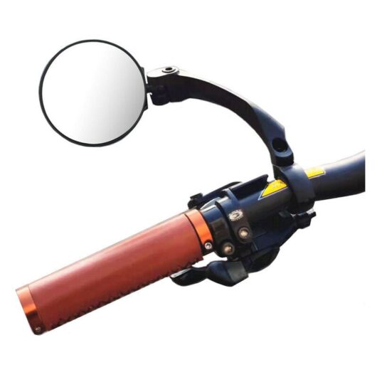 Pair Motorcycle Bike Rearview Mirrors Electric Bike Reflectors Bicycle Rearview Mirrors Equipped with Large Field of Vision Mirrors (Round)