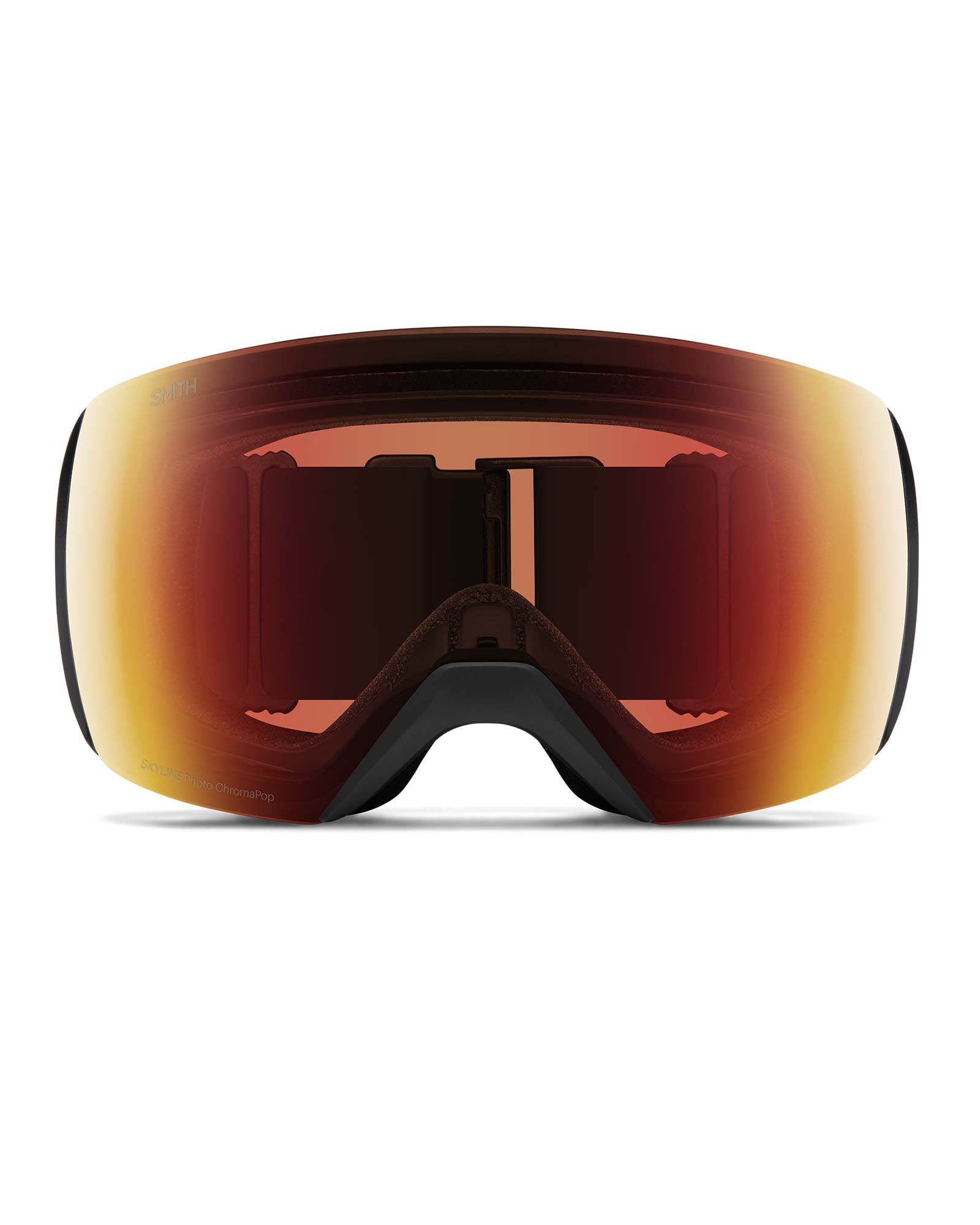 Smith Skyline XL Black / ChromaPop Pro Photochromic Red Mirror Goggles - black