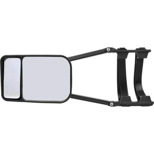 Adjustable Extension Rear View Mirror for Car, rv, Trailer, Caravan, Motorhome, Dual Clip-on Mirror (2 Pack) - Ahlsen