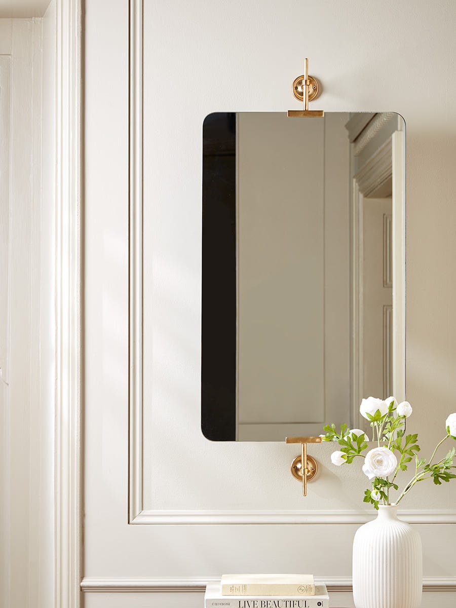 Brass Portrait Mirror - Large
